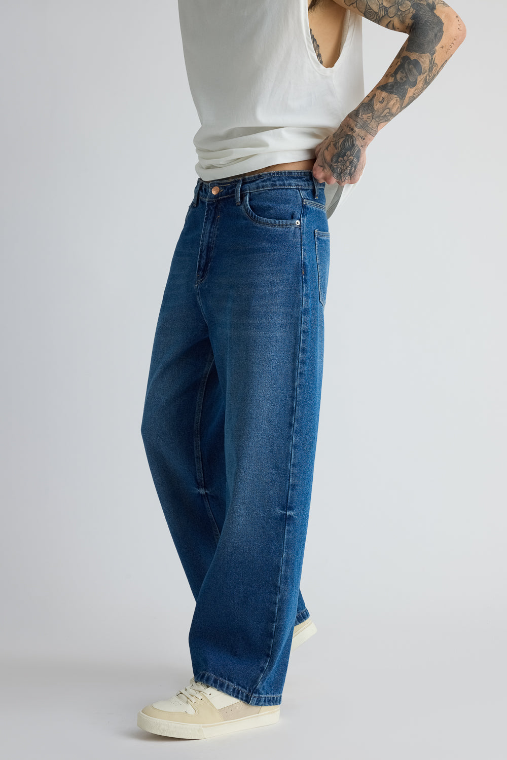 Prism Blue Men's Straight Jeans