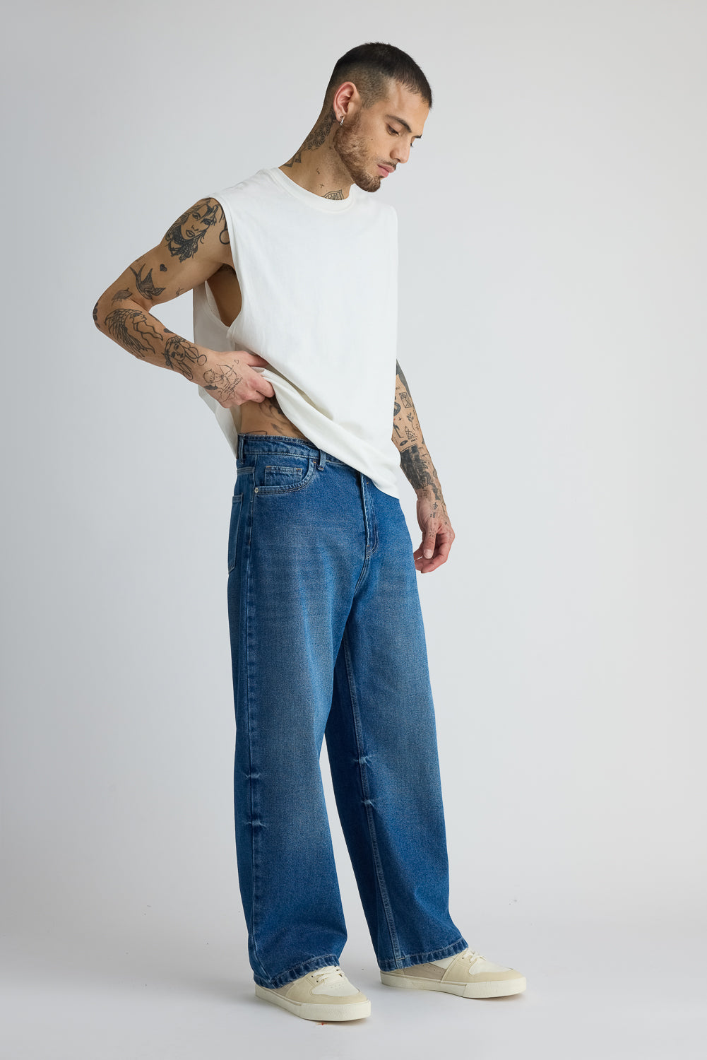 Prism Blue Men's Straight Jeans