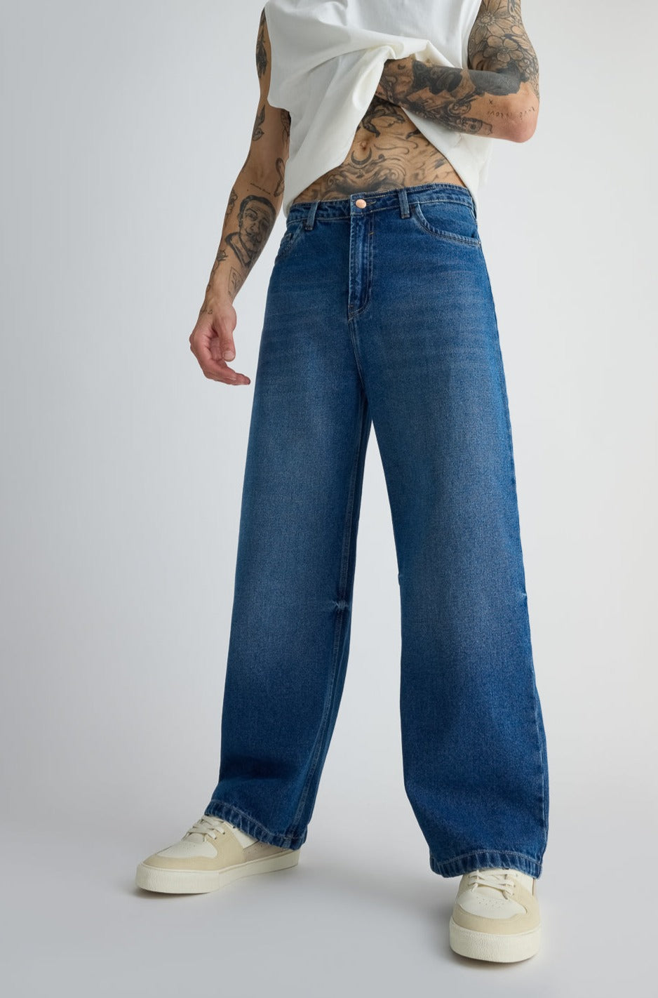 Prism Blue Men's Straight Jeans