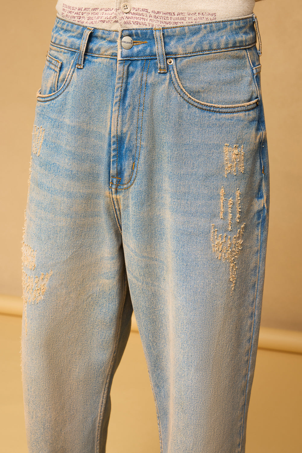 Dust Storm Men's Baggy Straight Jeans