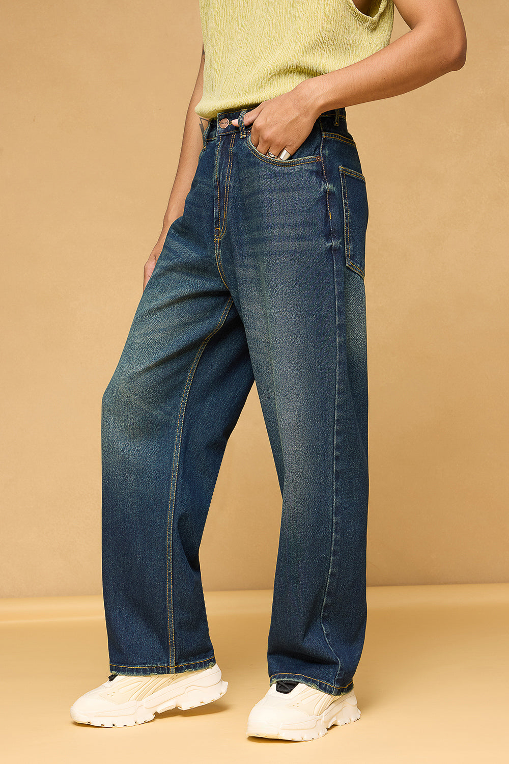 Tinted Lagoon Tinted Men's Baggy Straight Jeans