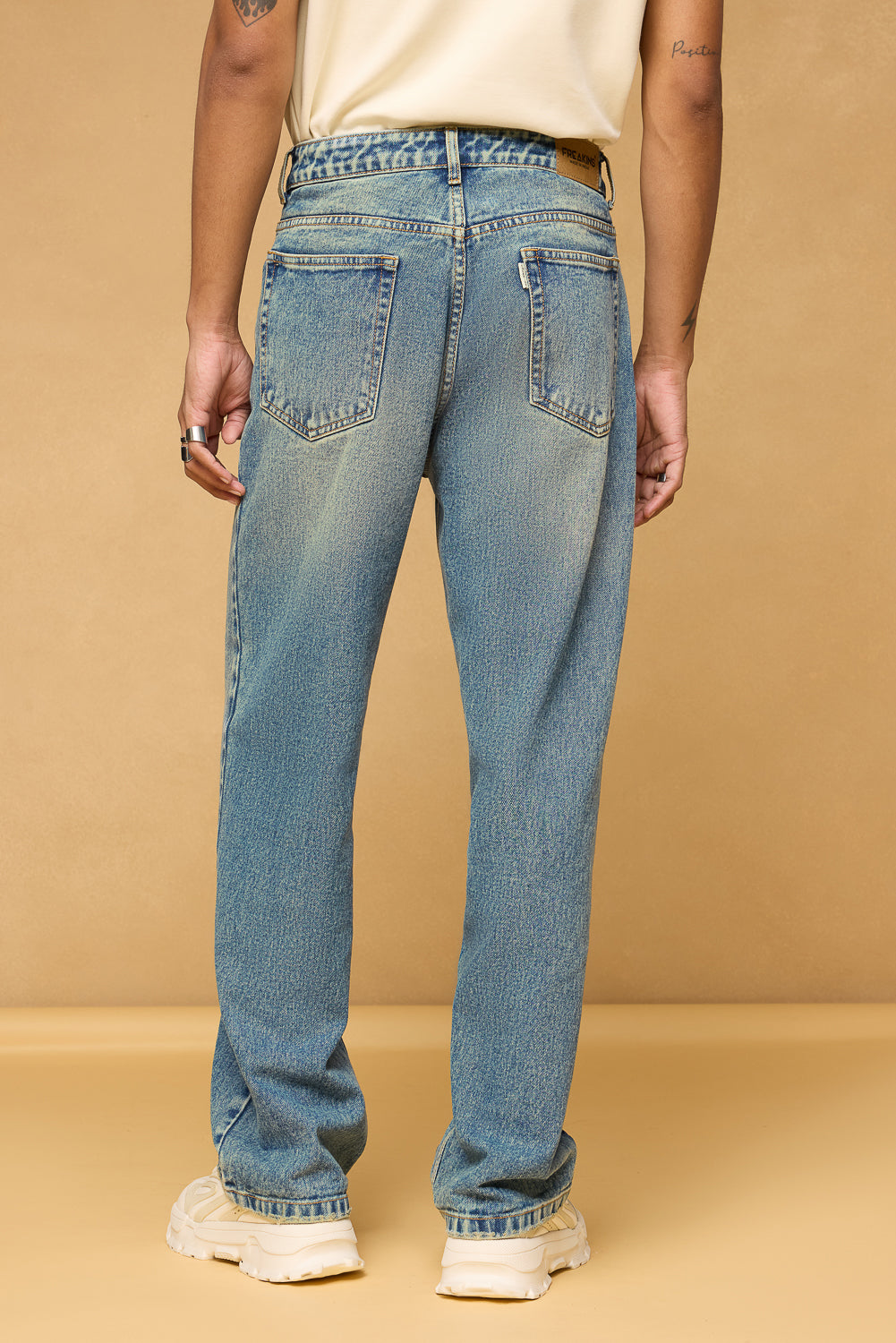 Blue Spruce Men's Baggy Straight Jeans
