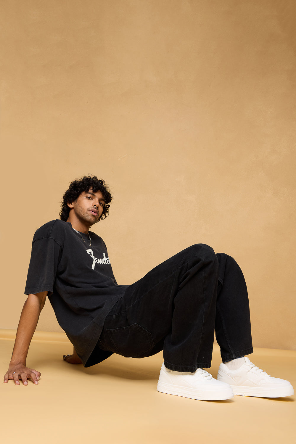 Sturdy Black Men's Baggy Fit Jeans