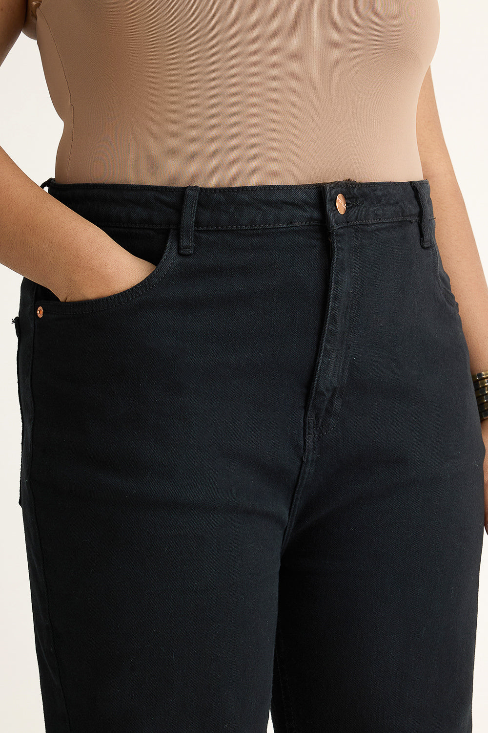 Curve Carbon Black Skinny Jeans