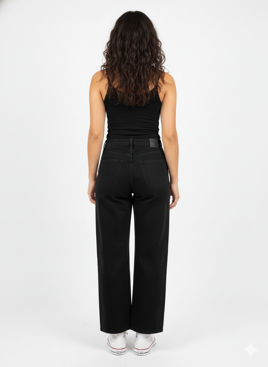 Black Void Ripped Baggy Jeans