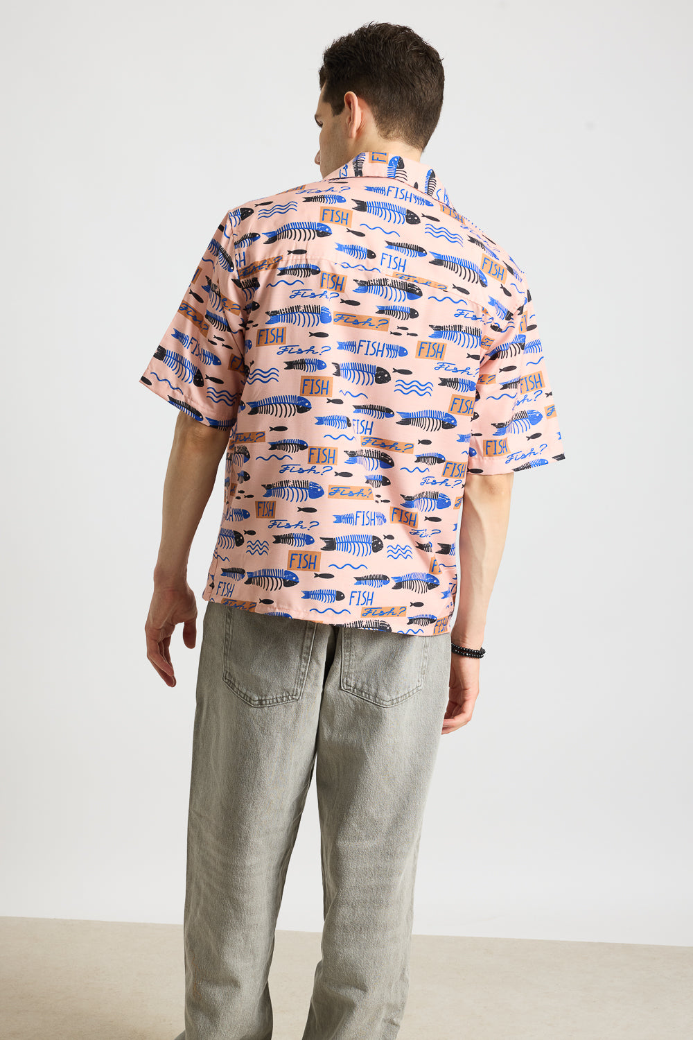 Fishes Printed Men's Resort Shirt