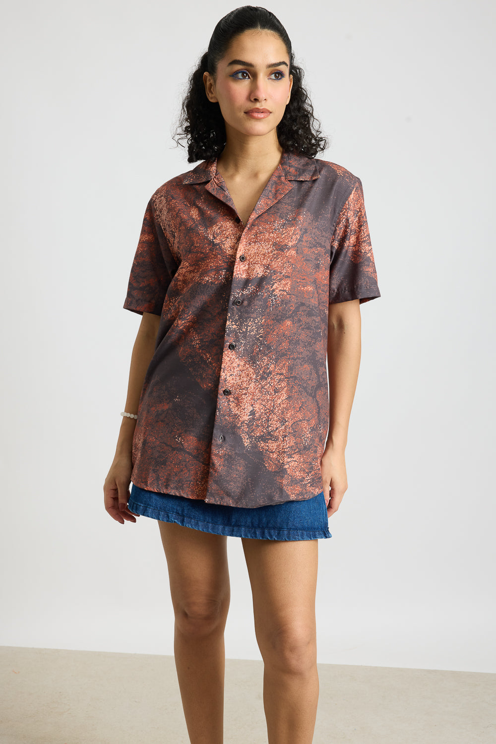 Desty Print Women's Resort Shirt