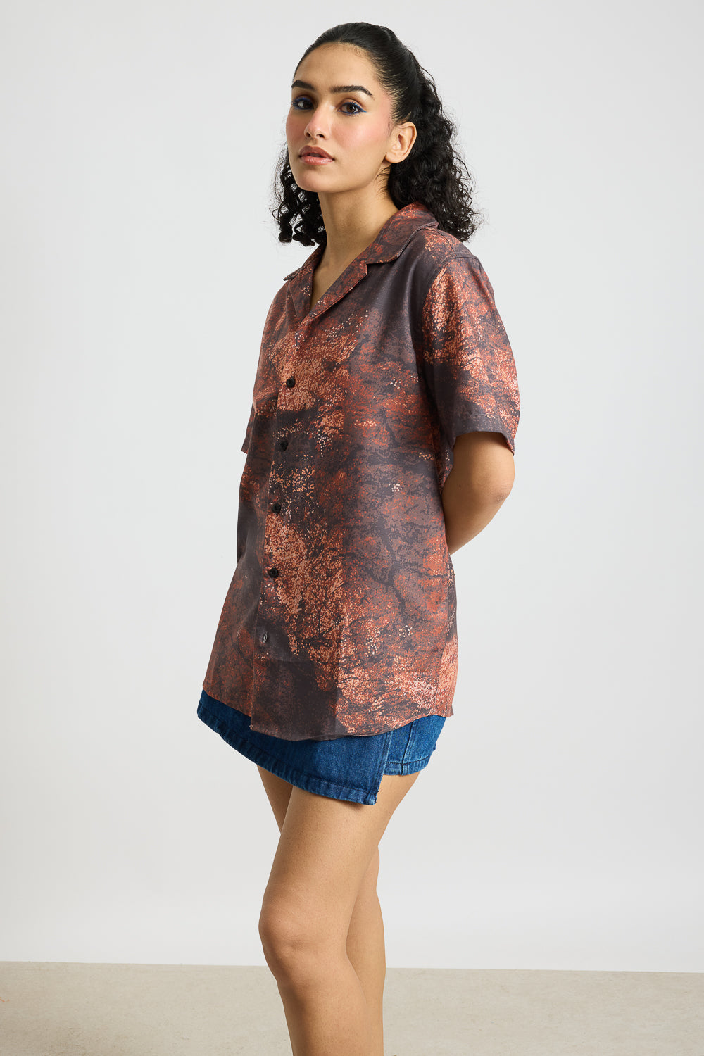 Desty Print Women's Resort Shirt