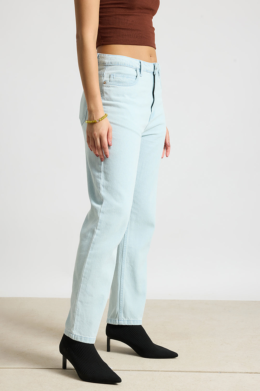Heavenly Blue High Waist Women's Regular Fit Jeans