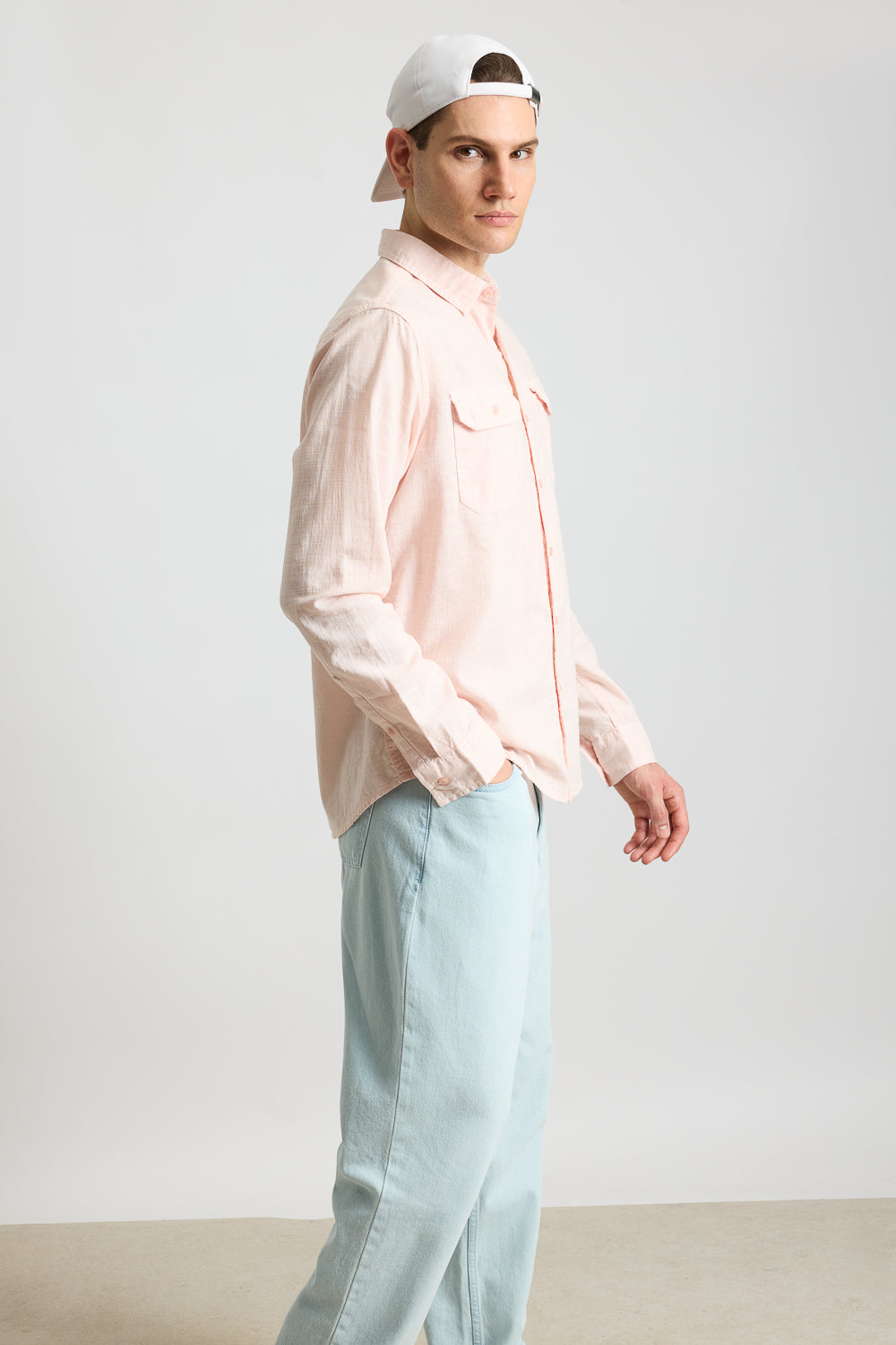 Blaze Pink Solid Men's Shirt
