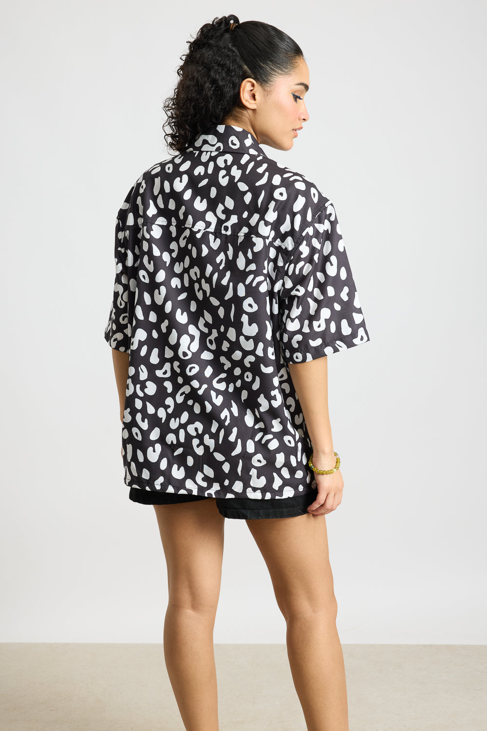 Cow Print Women's Resort Shirt