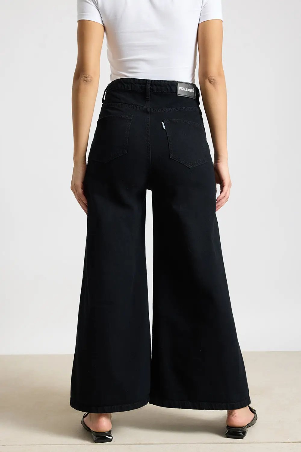 Jet Black Women's Flare Jeans