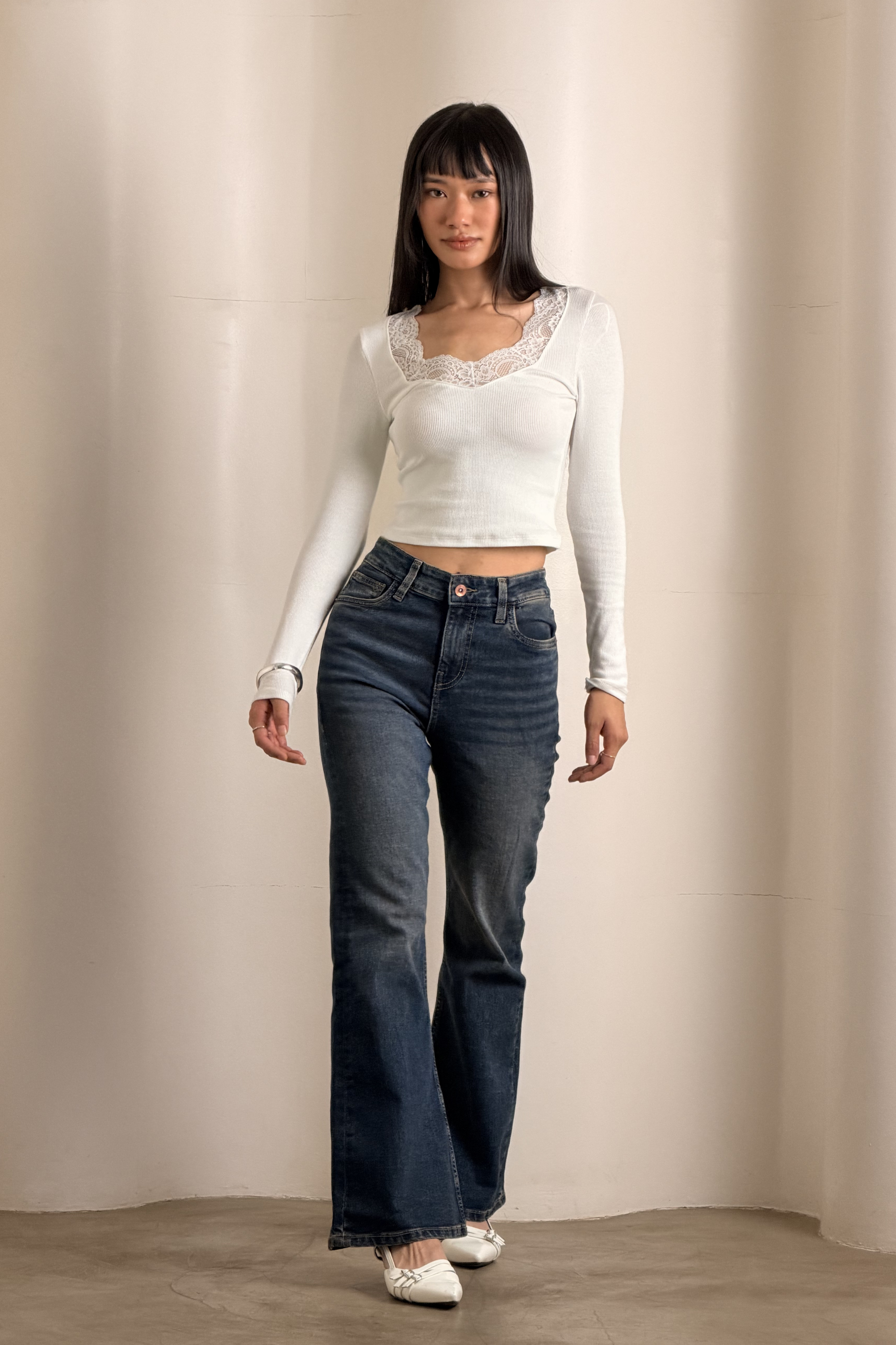 Stateside Grunge Bootcut Jeans