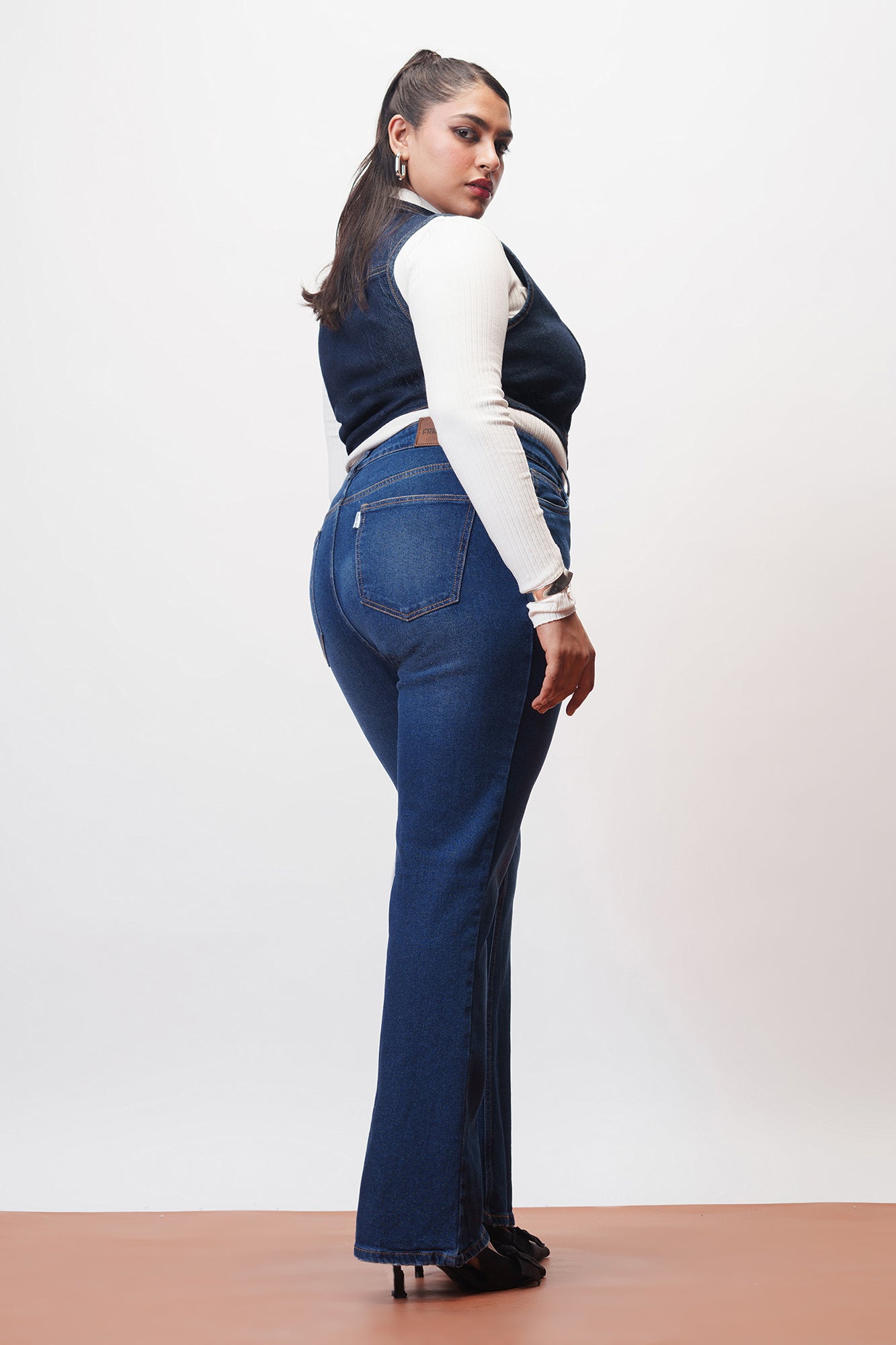 Curve Simply Blue Bootcut Jeans