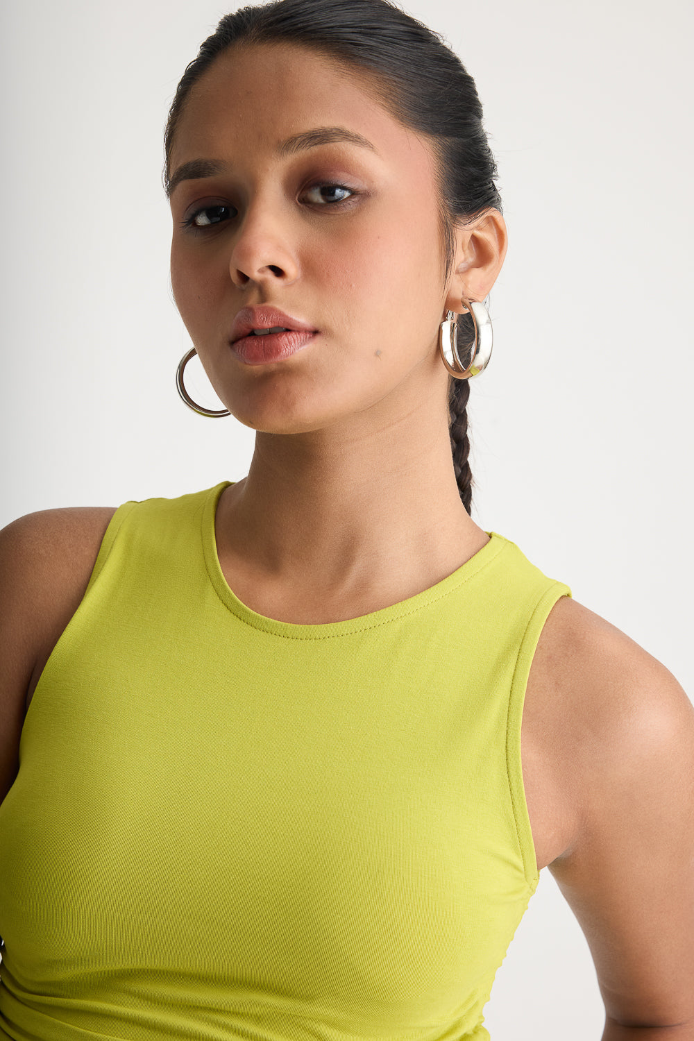 Neon Side Drawstring Top