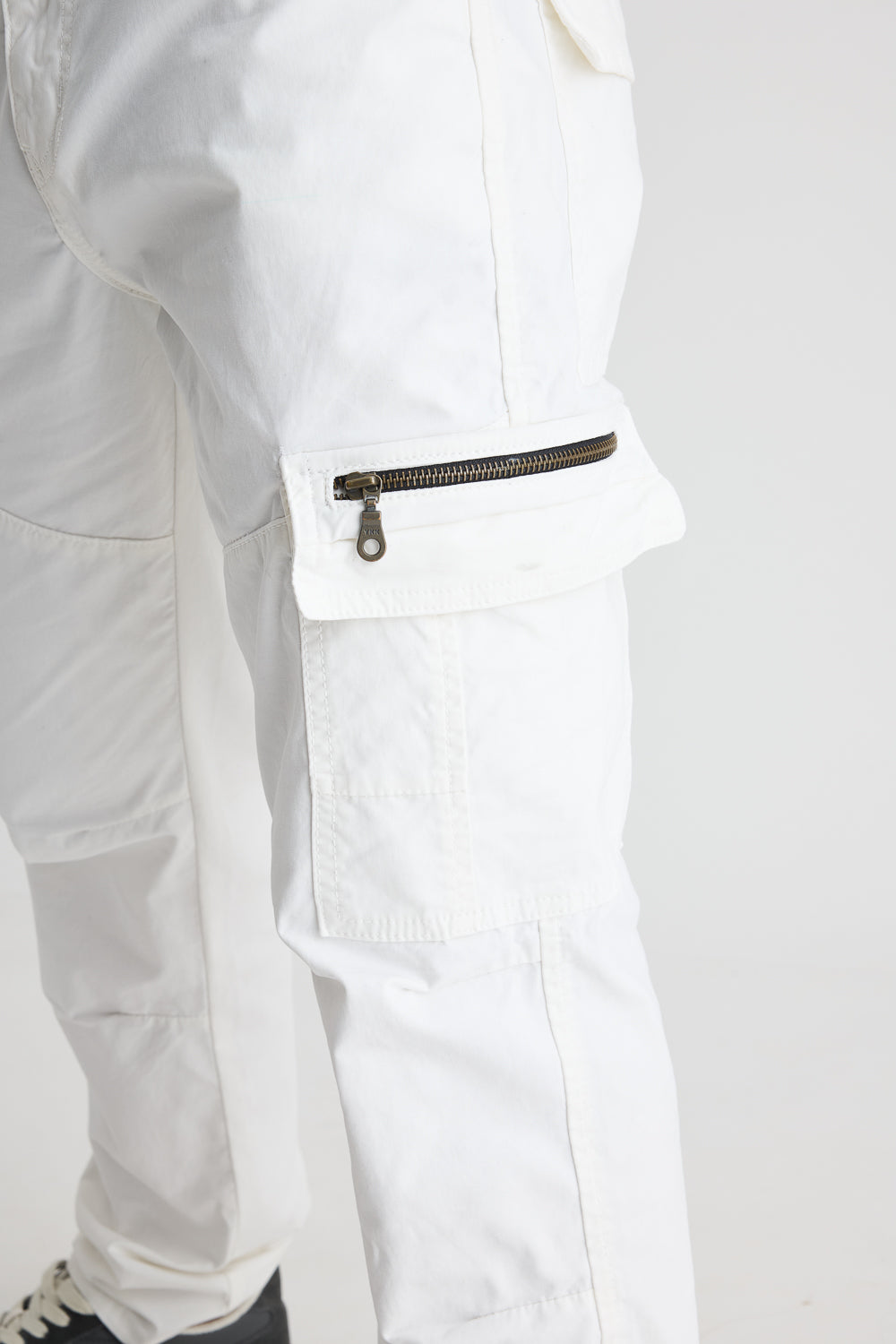 Mens White Od Cargo Pant