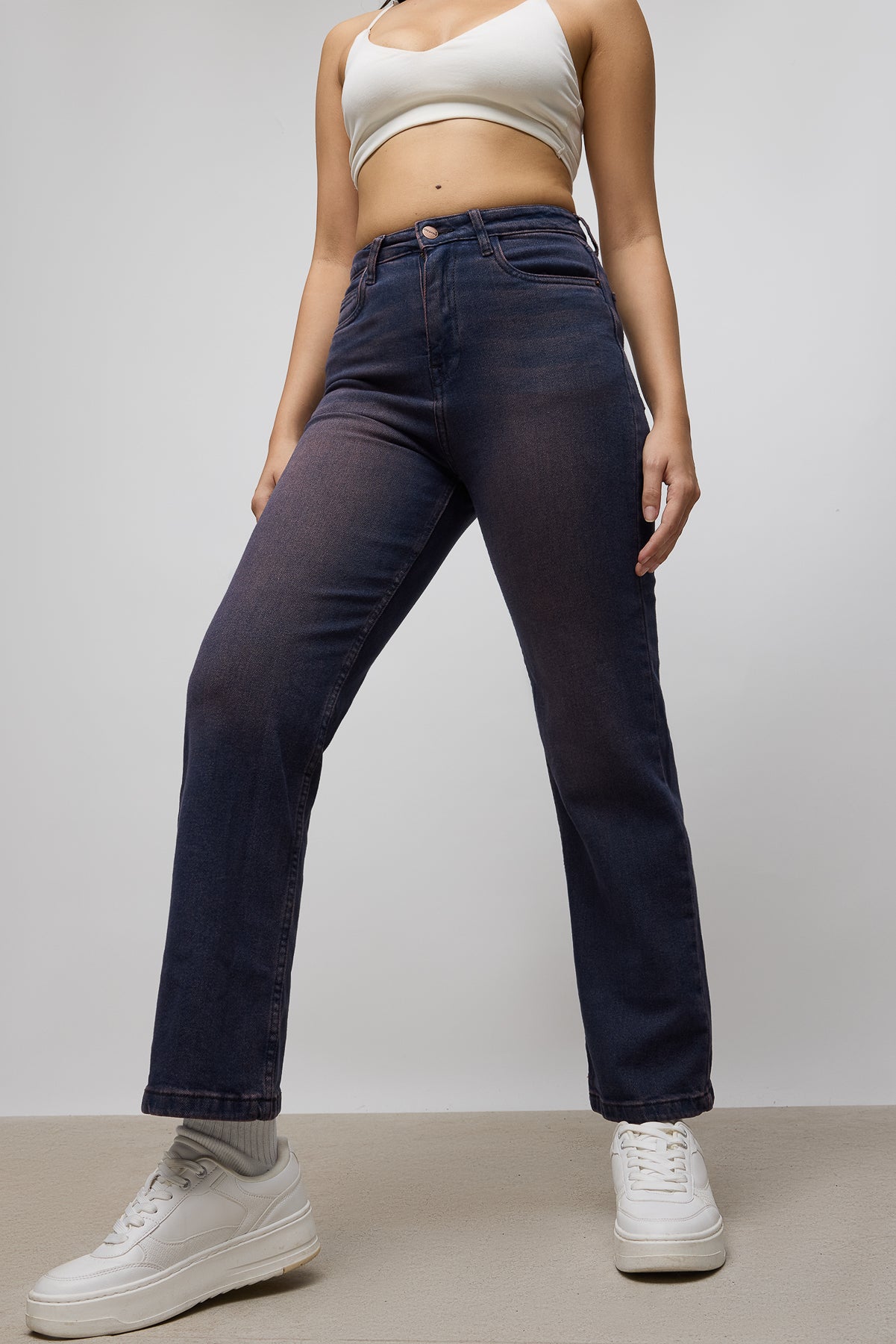 Tint Mint Women's Slim Straight Jeans