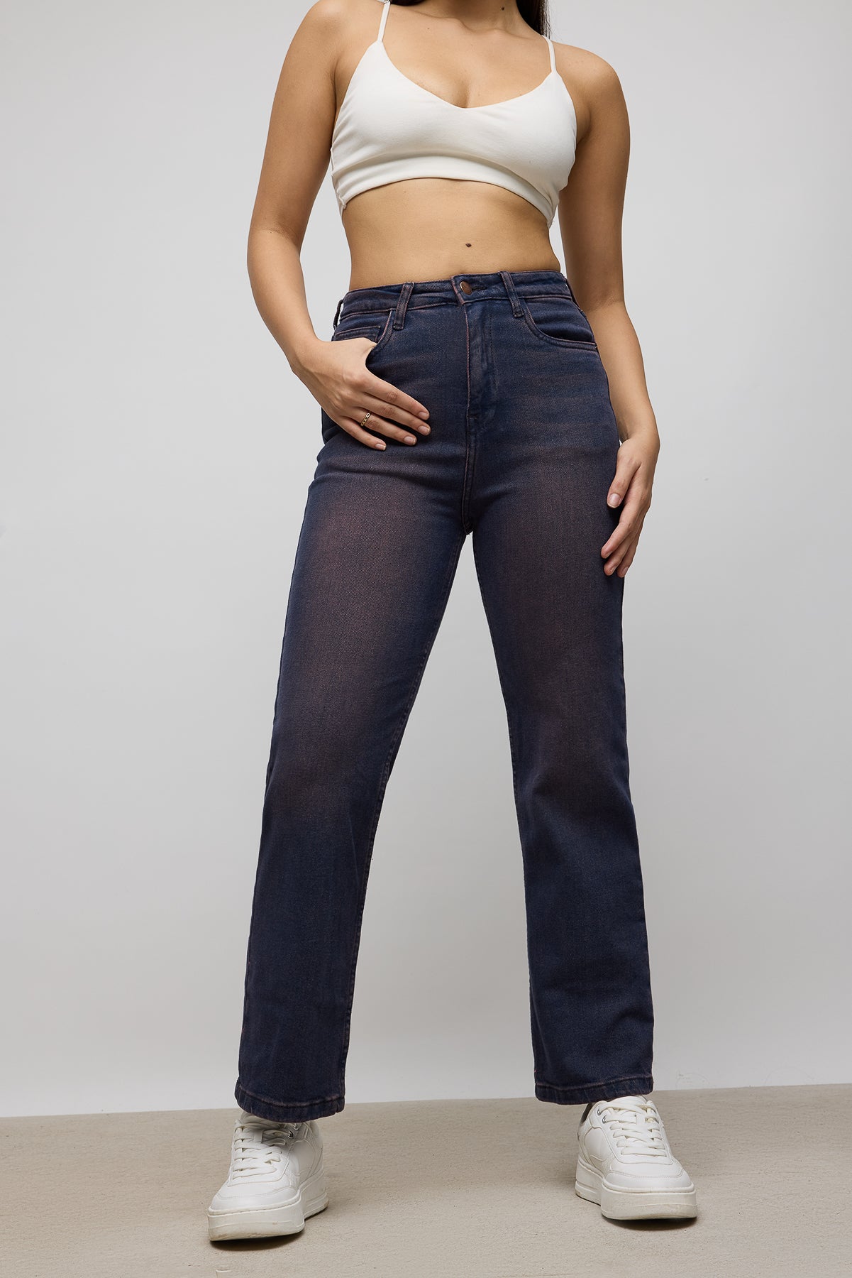 Tint Mint Women's Slim Straight Jeans