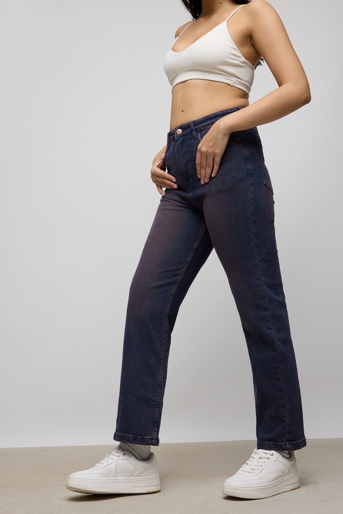 Tint Mint Women's Slim Straight Jeans