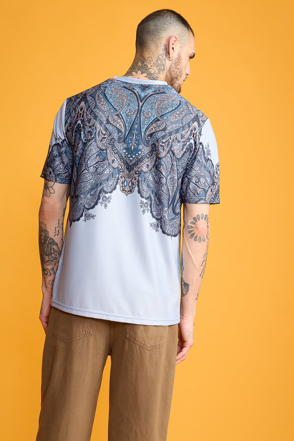 Printed Men's T-Shirt- Mandala
