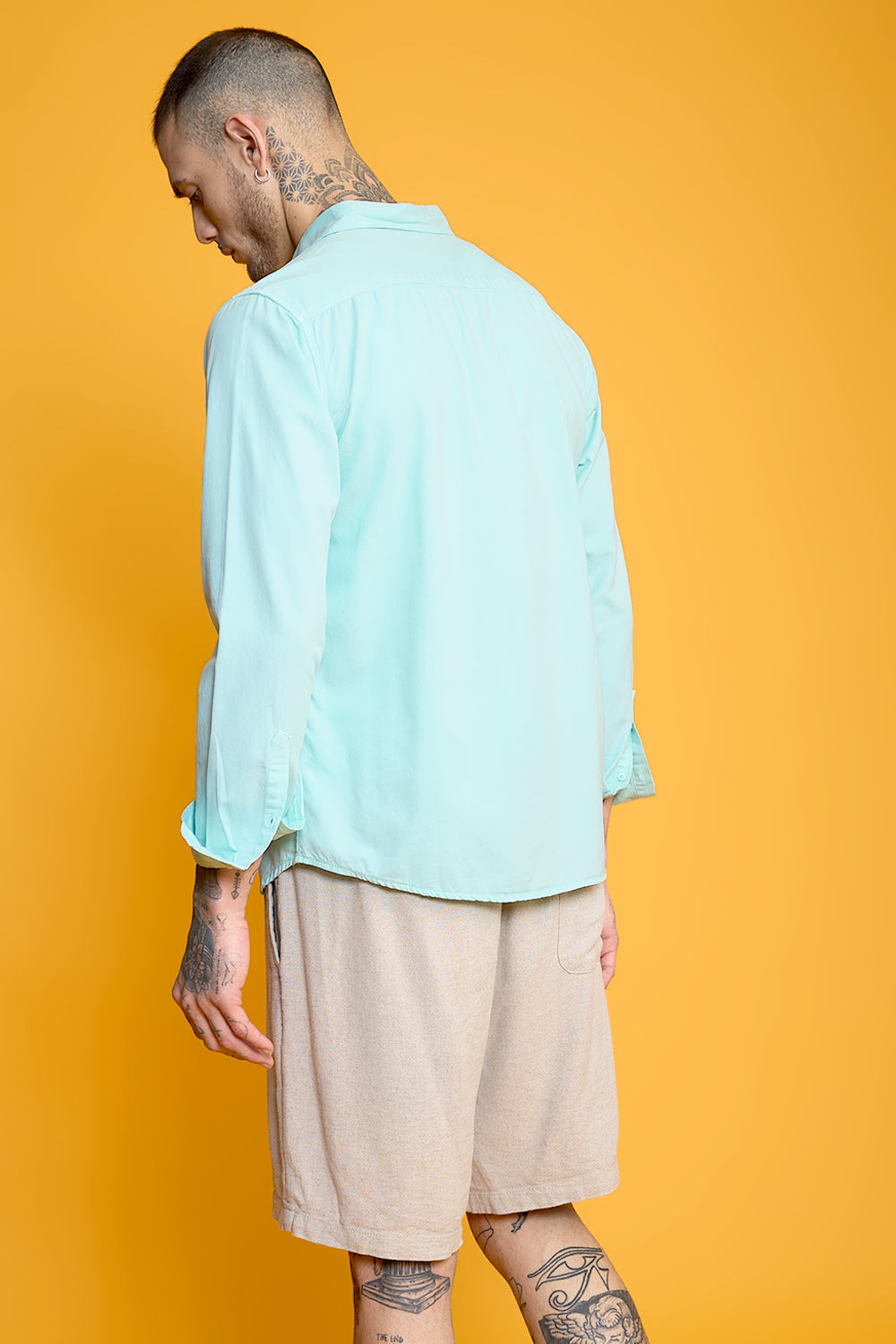Easy Twill Mint Men's Regular Fit Shirt