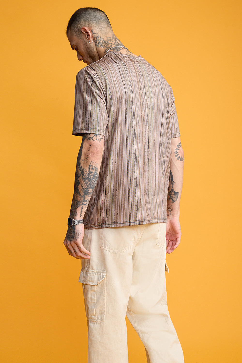 Printed Men's T-Shirt- Earthy