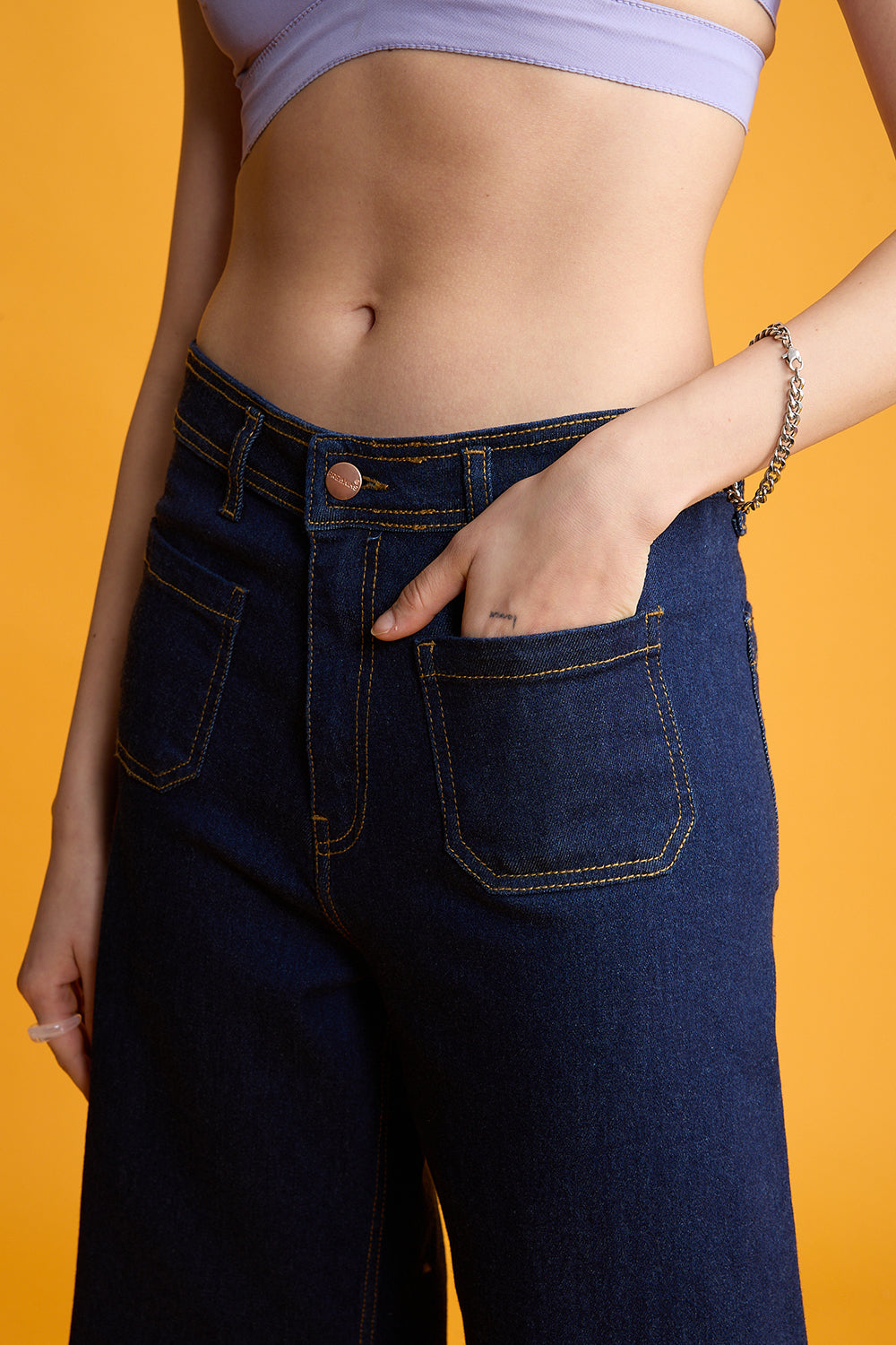 Marine Fit Raw Indigo Denims
