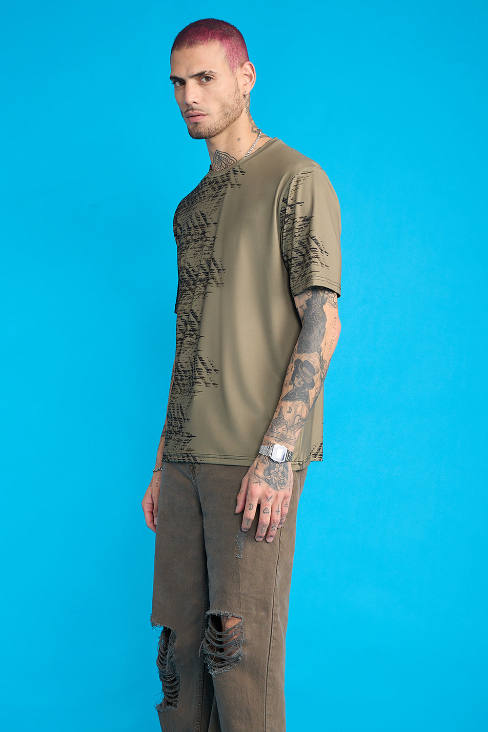 Printed Men's T-Shirt- Forward