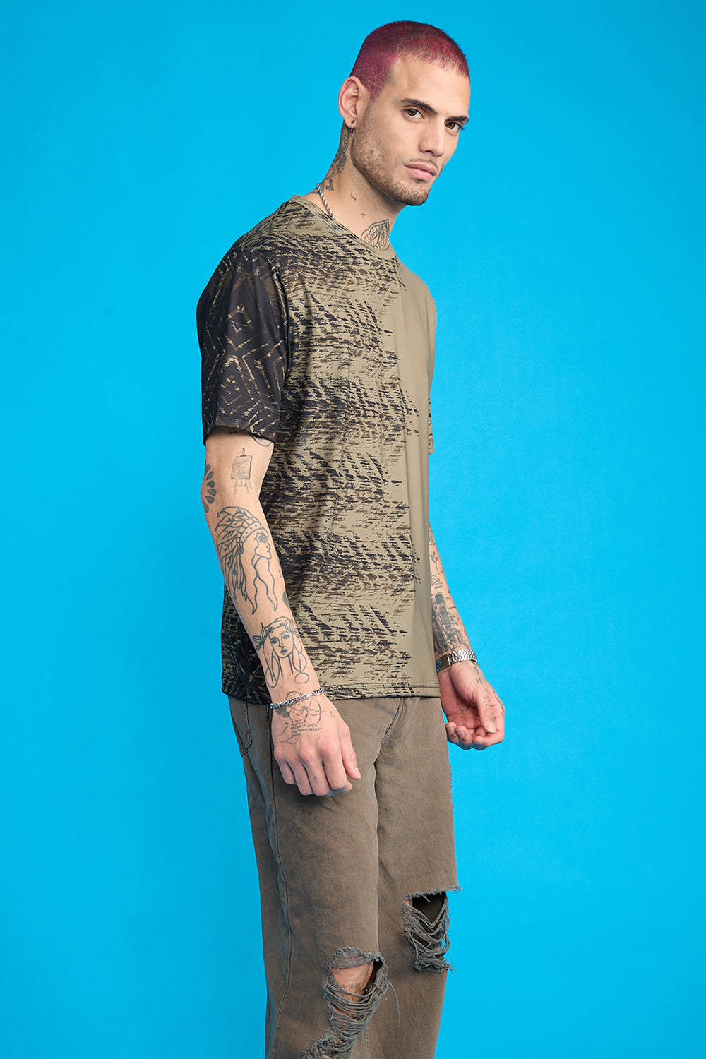 Printed Men's T-Shirt- Forward