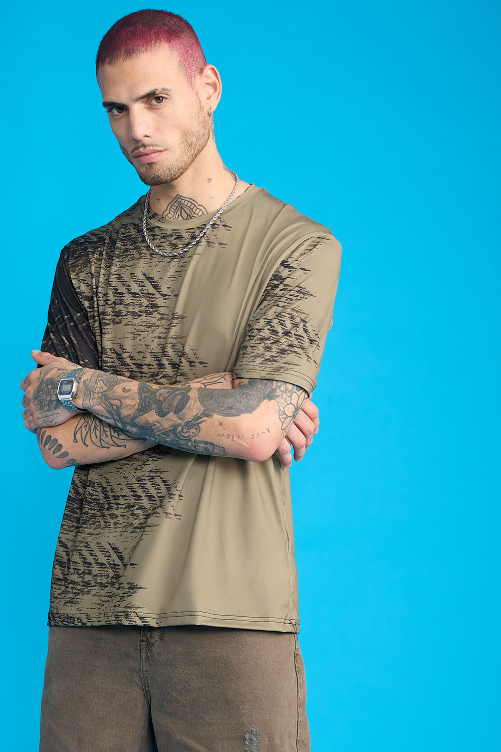 Printed Men's T-Shirt- Forward