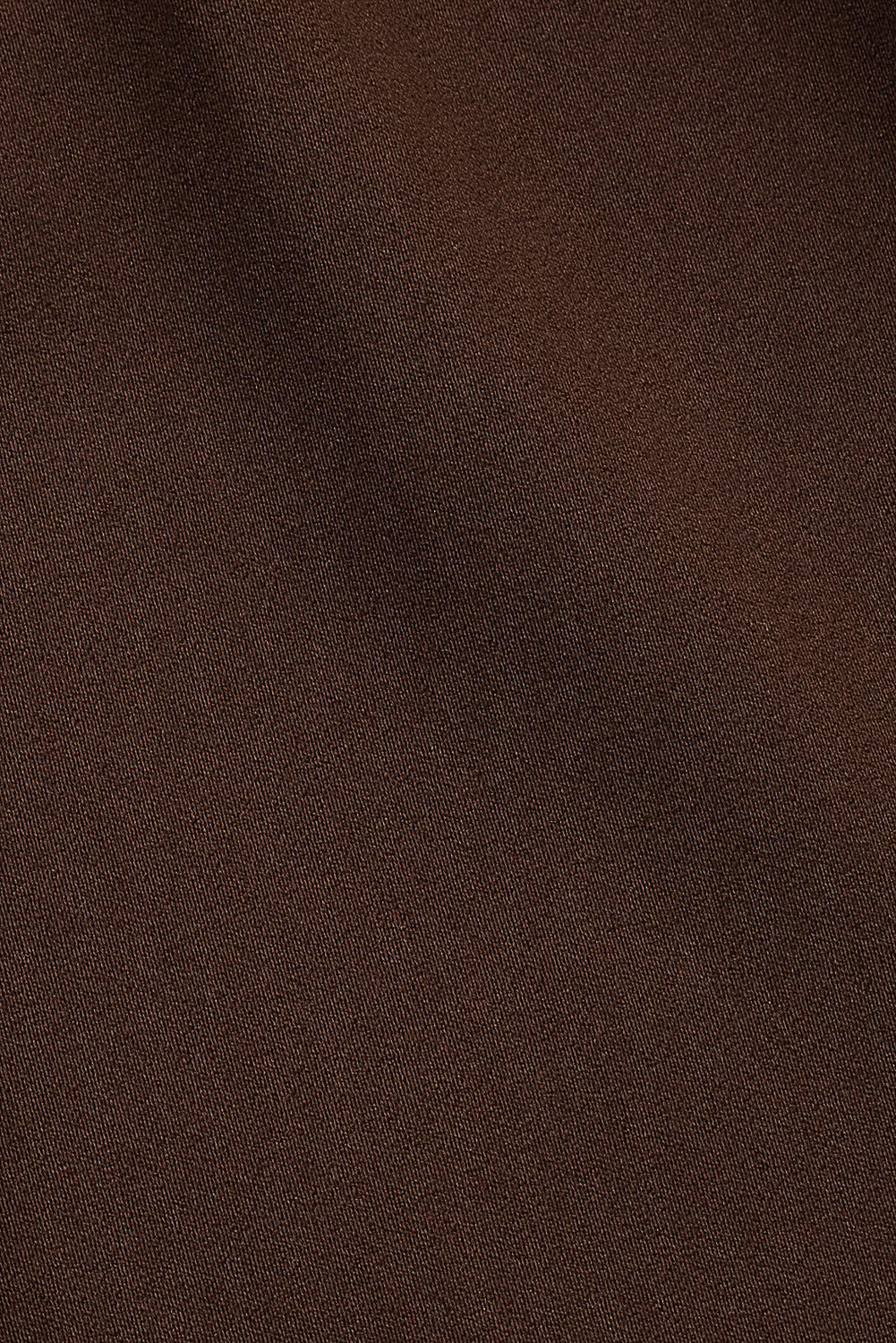 Dark Brown Double Pleated Women's Straight Korean Pants