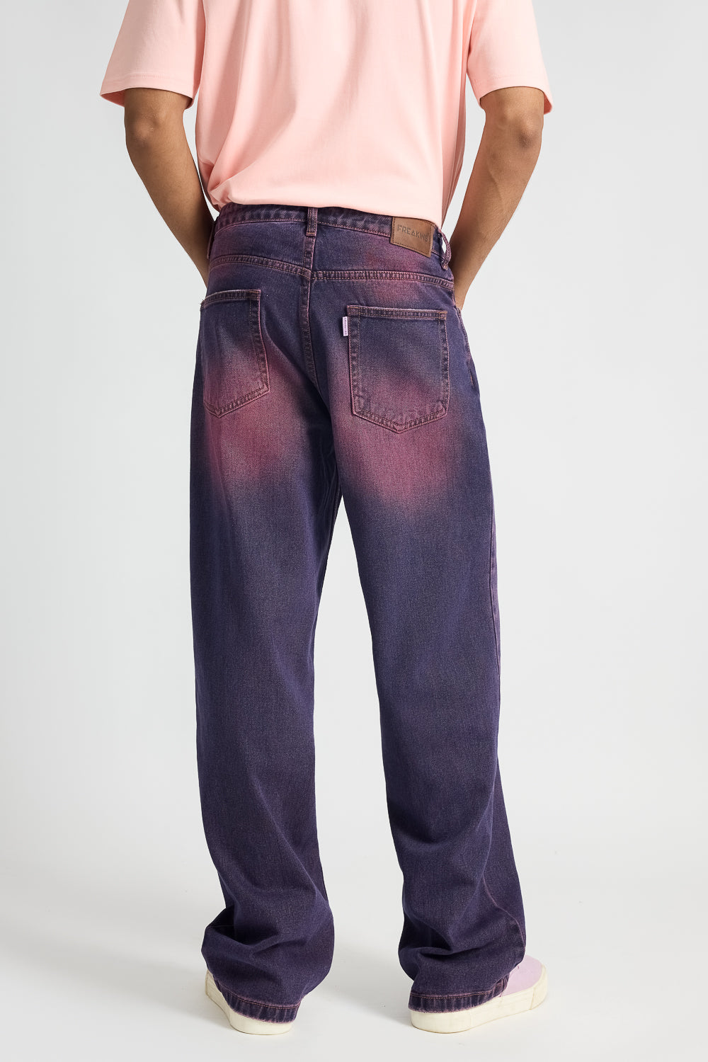 Purple Men's Straight Jeans