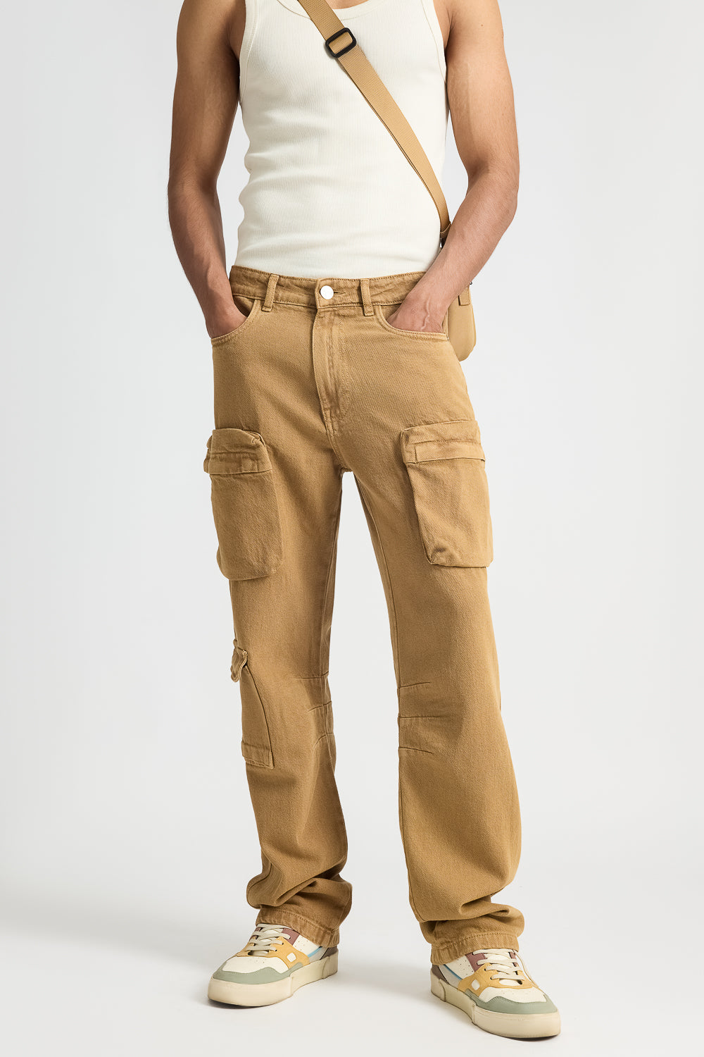 Men's Sand Straight Jeans