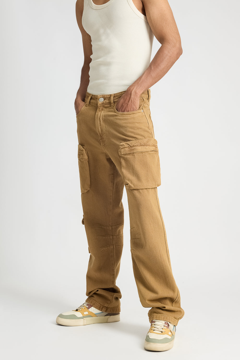 Men's Sand Straight Jeans
