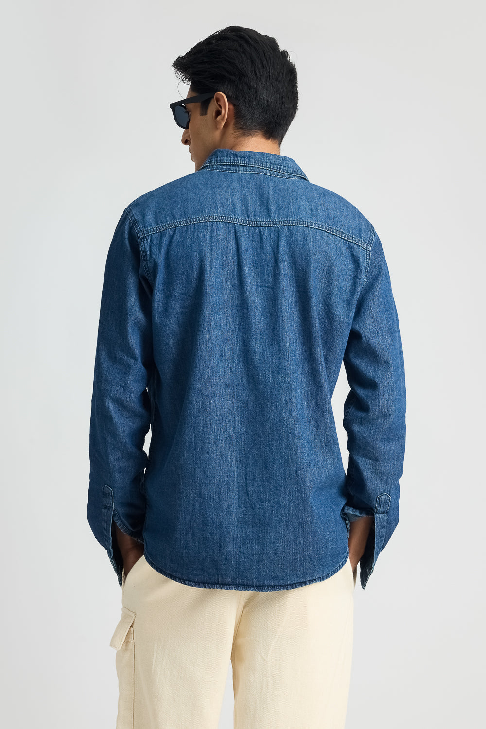 Full Sleeves Classic Denim Men's Shirt