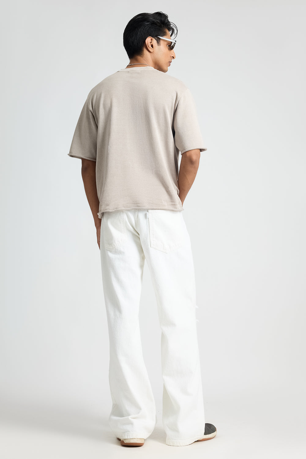 White Ripped Men's Jeans