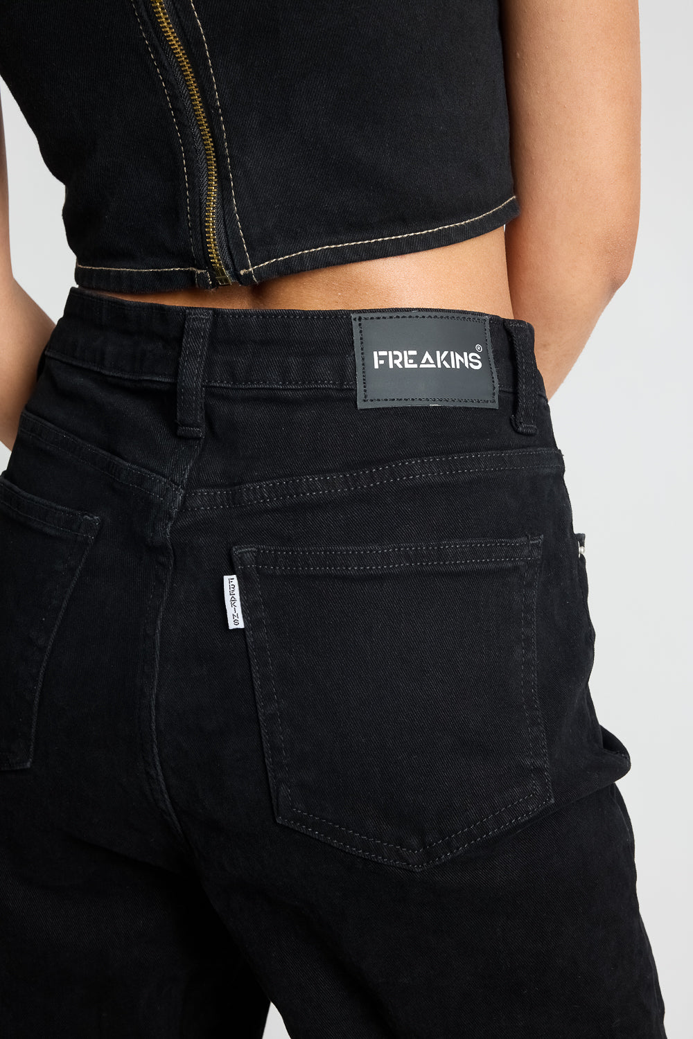 Midnight Black High Waisted Women's Slim Jeans