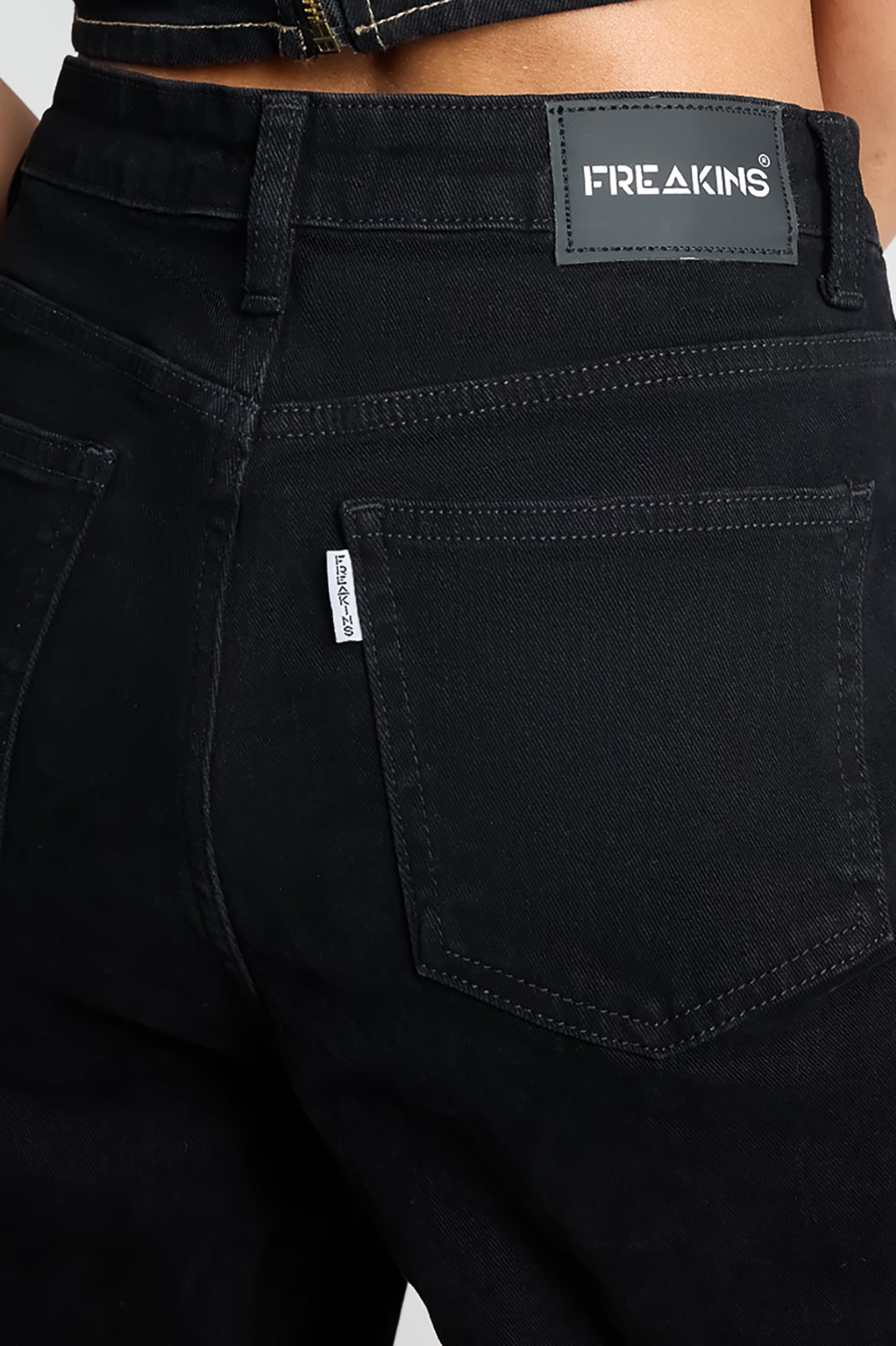 Black Power Move Stretch Women's Slim Jeans