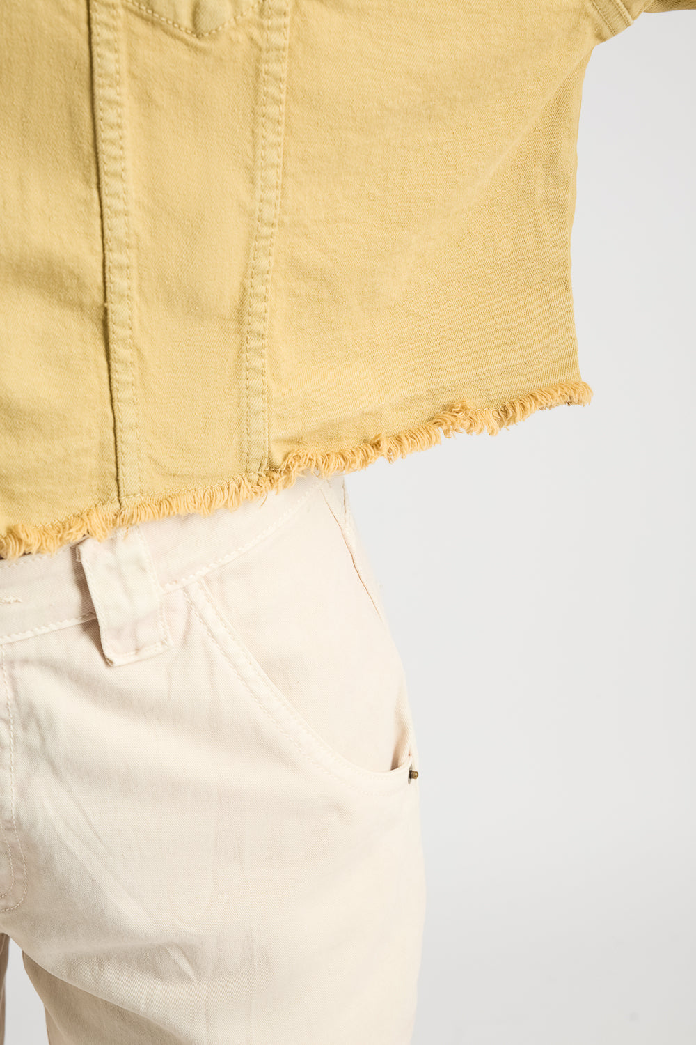 Earthy Hem Denim Jacket