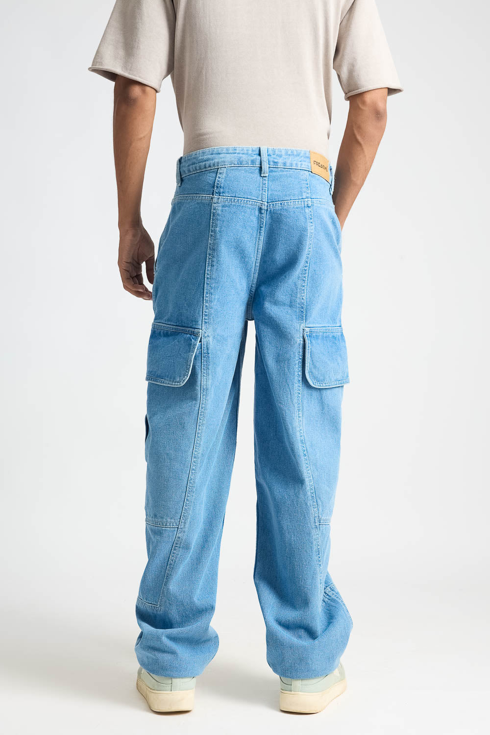 Ice Blue Men's Relaxed Cut Jeans