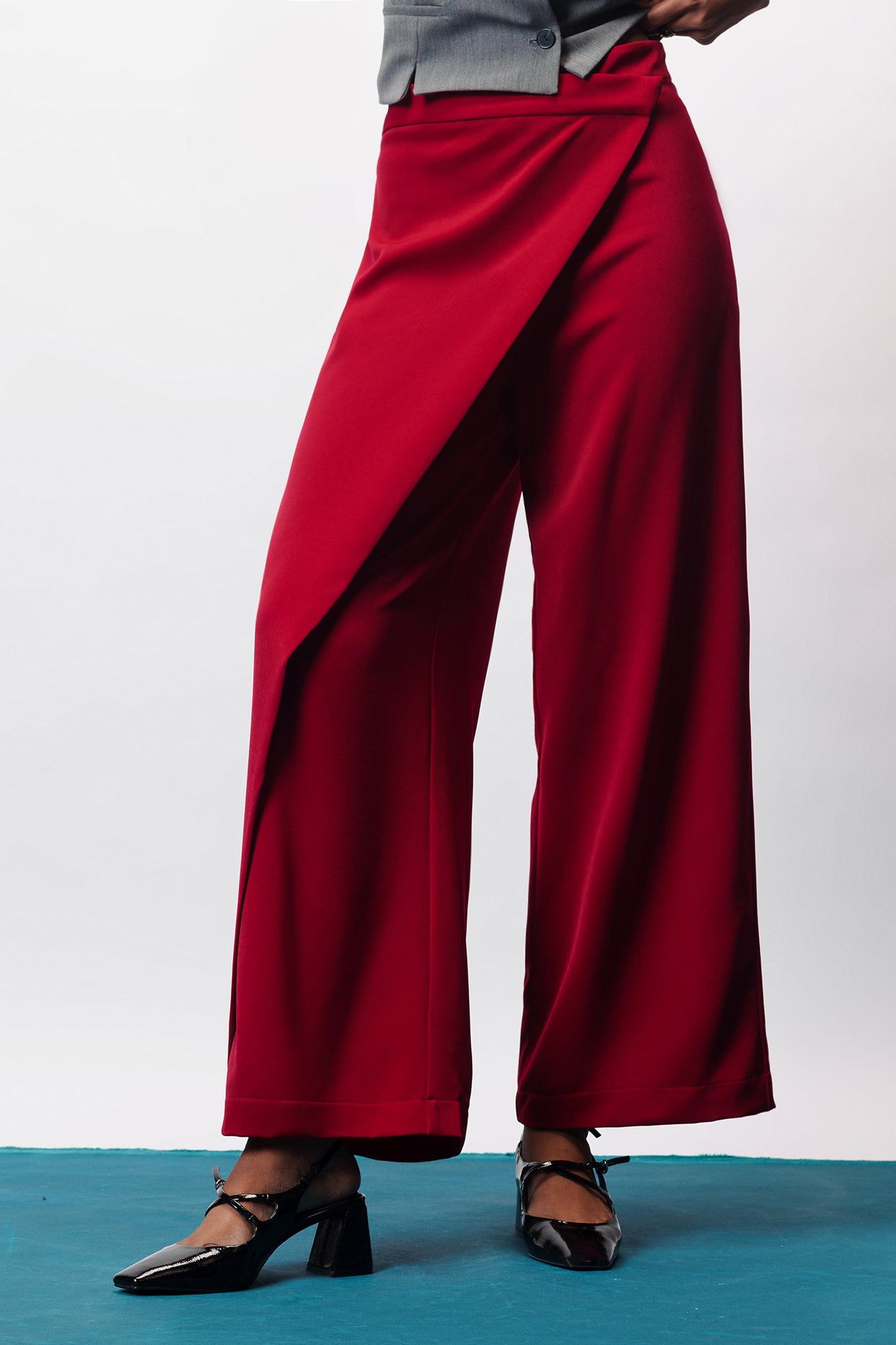 Red Rush Pareo Korean Pants