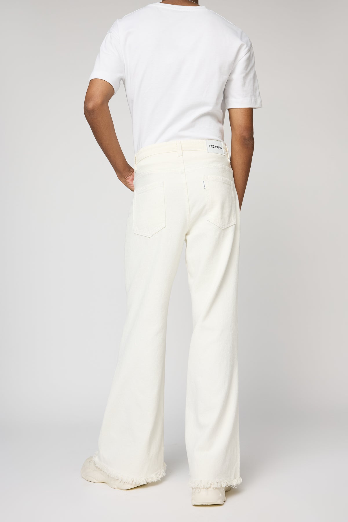 White Surge Men's Bootcut Jeans