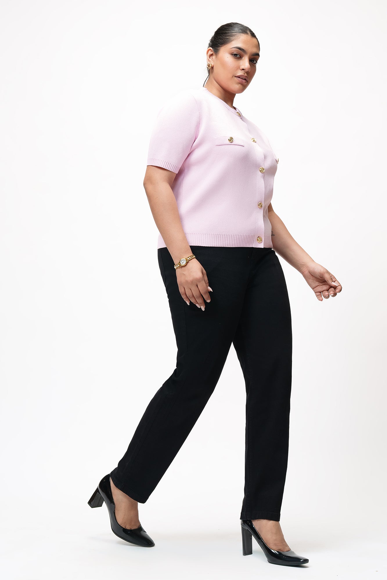 Classic Noir Curve Mom Jeans
