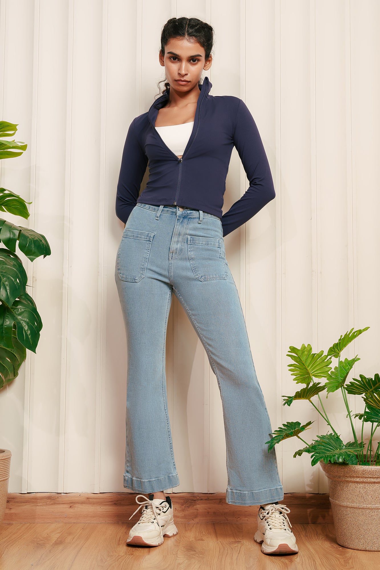 Denim Blue Diva Stretch Women's Bootcut Jeans