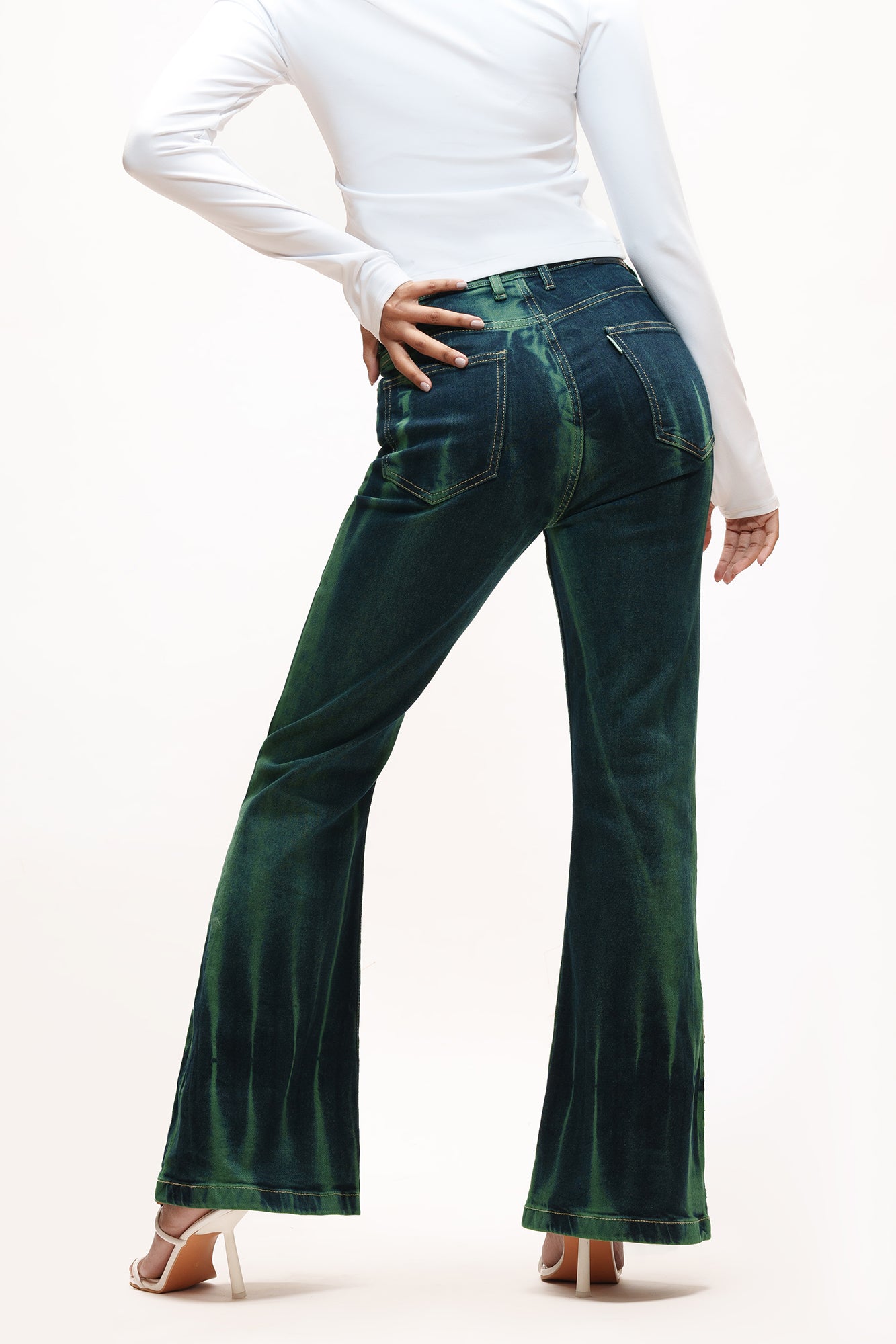 Emerald Cascade Women's Bootcut Jeans