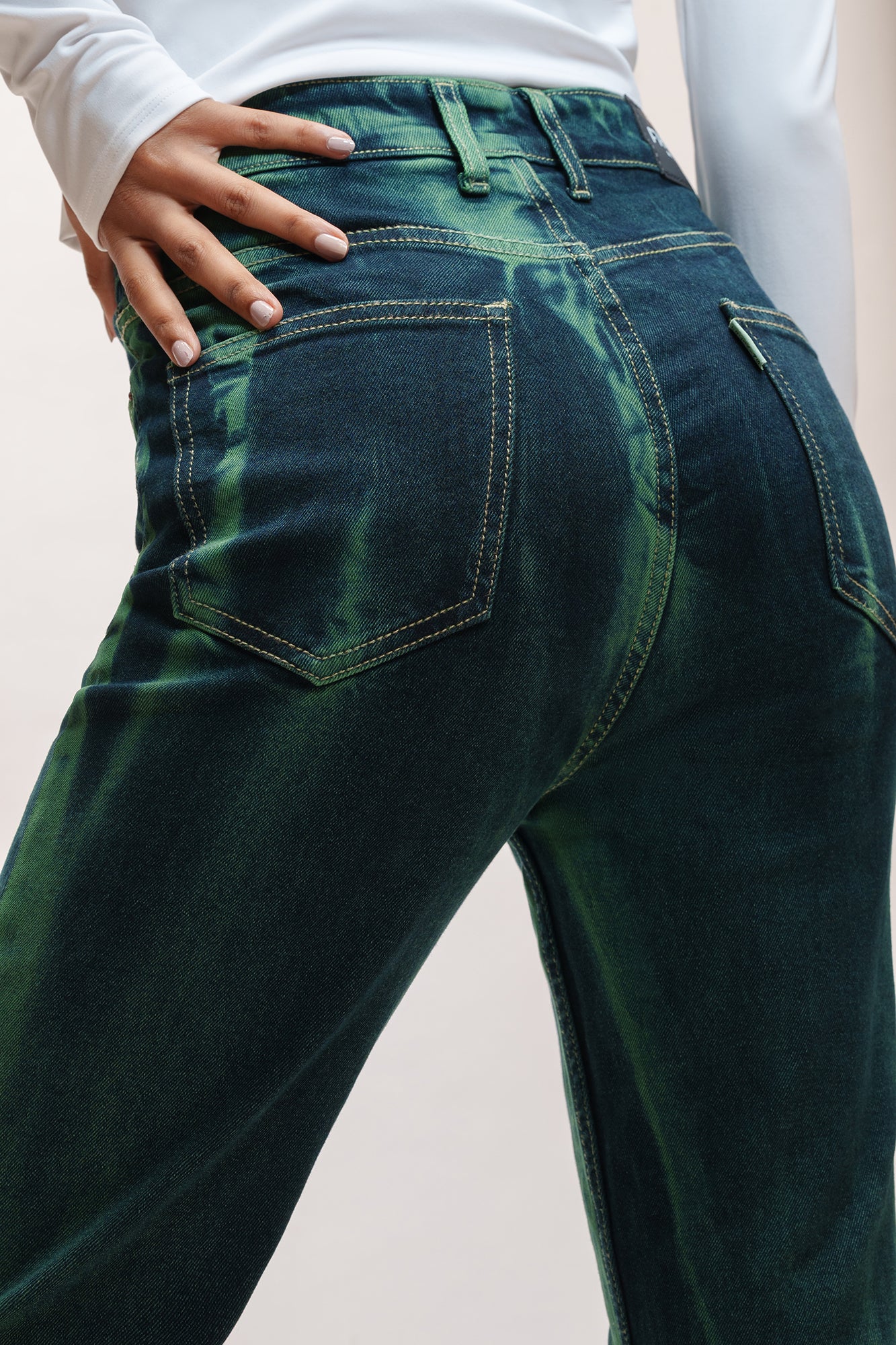 Emerald Cascade Women's Bootcut Jeans