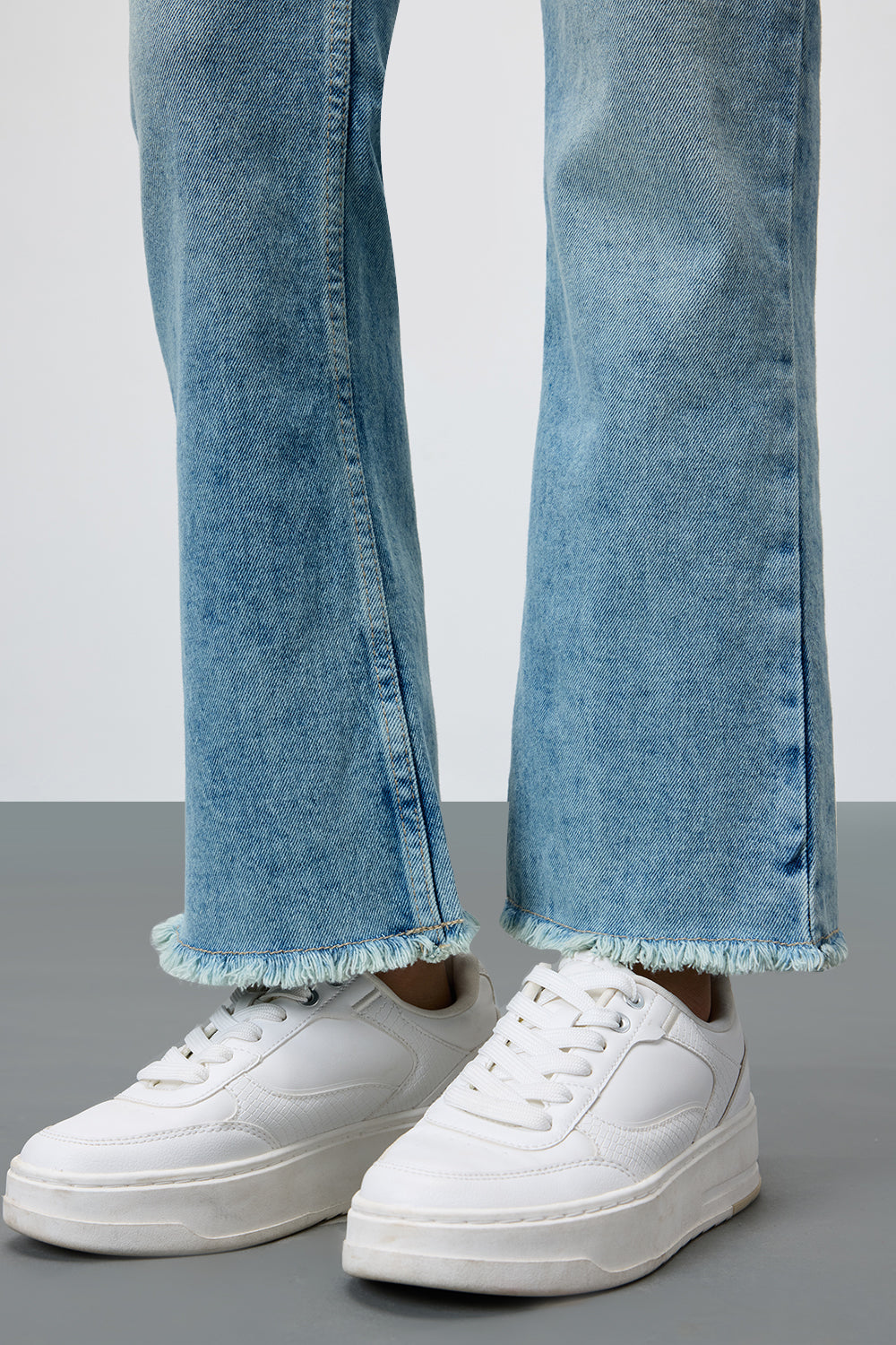 Blue Women's Slim Bootcut Jeans