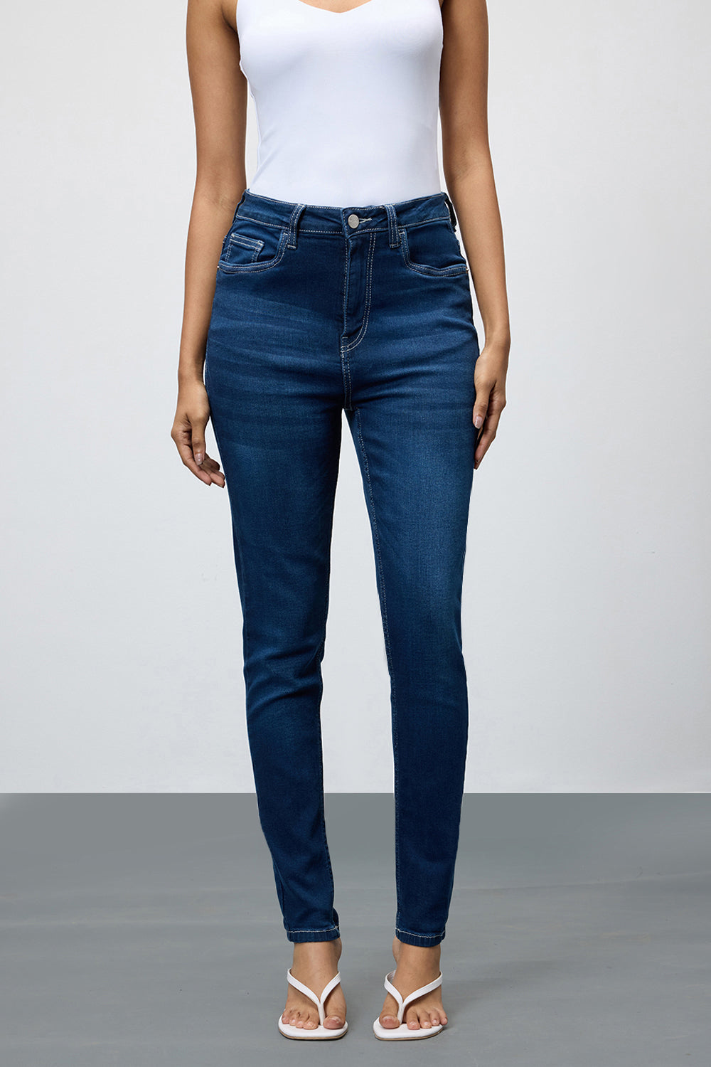 Dark Blue Women's Skinny Jeans