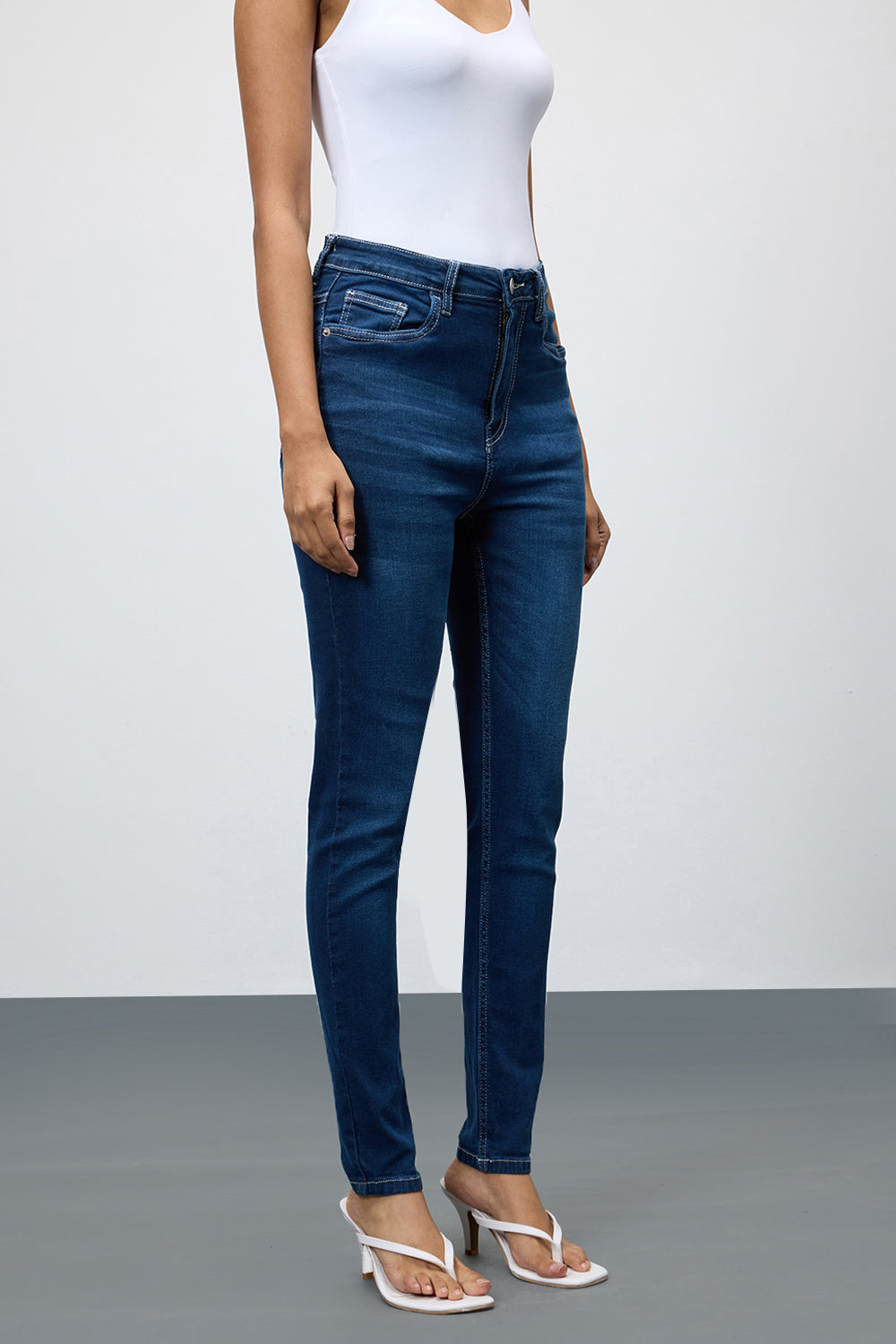 Dark Blue Women's Skinny Jeans