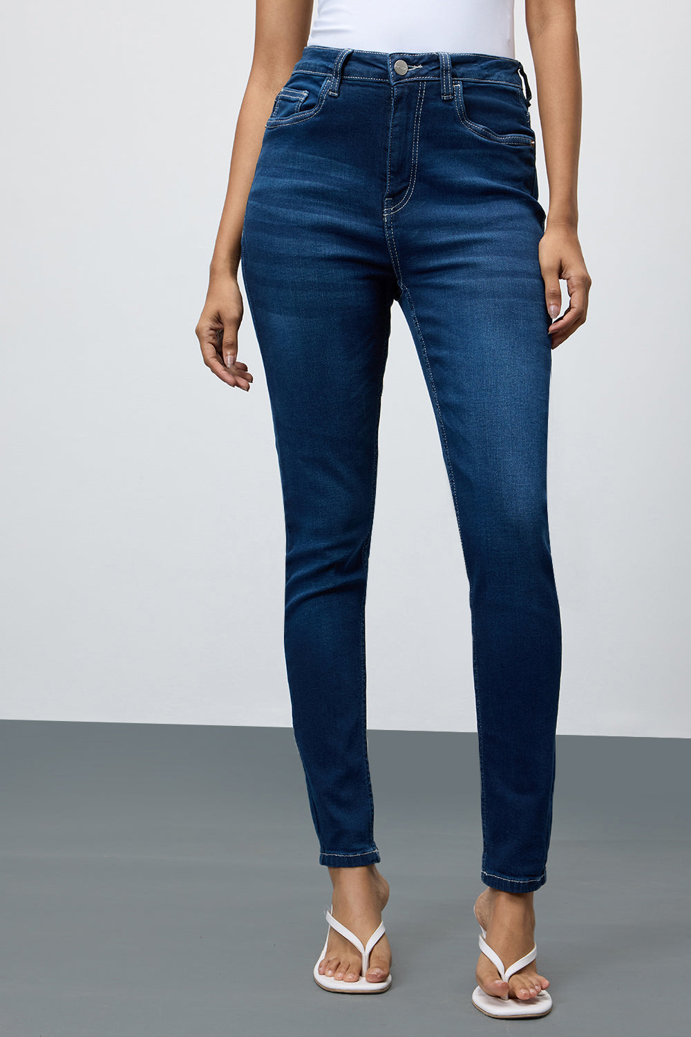 Dark Blue Women's Skinny Jeans
